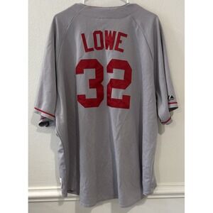 Derek Lowe Boston Red Sox Gray Jersey‎ #32 Majestic Men's 3XL Genuine